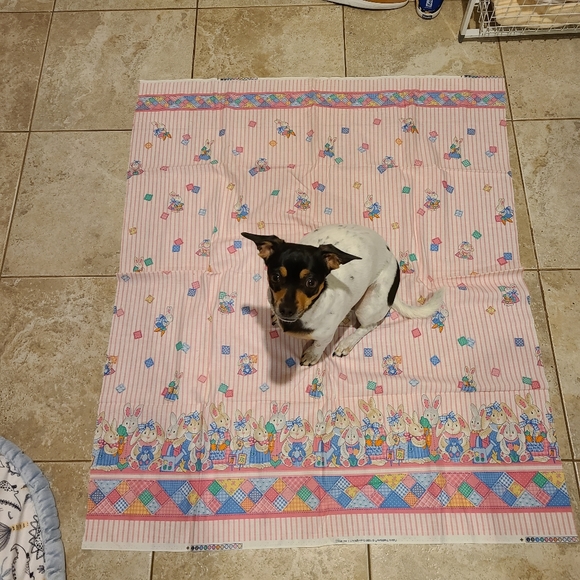 Cuties Bunnies Sewing Cotton Fabric Traditions 1996 Copyright N.T.T. Inc. #5311 - Picture 3 of 16